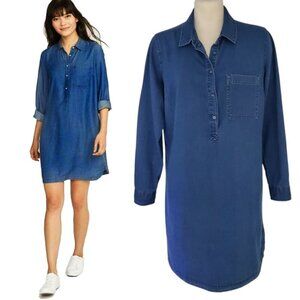 Old Navy Chambray Lightweight Denim Shirtdress Size M